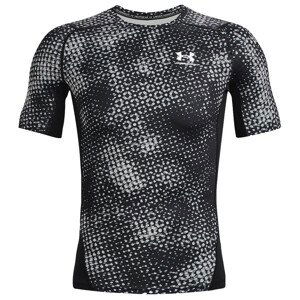 Pánské tričko Under Armour HG Armour Prtd Comp Velikost: XL / Barva: černá