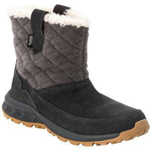 Dámské zimní boty Jack Wolfskin Queenstown Texapore Boot W Velikost bot (EU): 39,5 / Barva: černá/šedá