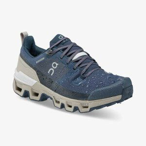 Dámské trekové boty On Cloudwander Waterproof Velikost bot (EU): 41 / Barva: modrá/šedá