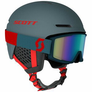 Set přilby Scott Track a brýle Factor Pro Velikost helmy: 59-61 cm / Barva: černá/šedá