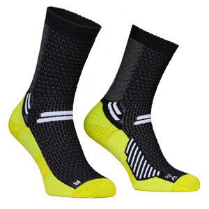 Ponožky High Point Trek 4.0 Socks Velikost ponožek: 39-42 / Barva: černá/žlutá
