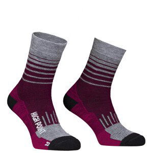 Ponožky High Point Mountain Merino 3.0 Lady Socks Velikost ponožek: 39-42 / Barva: šedá/fialová