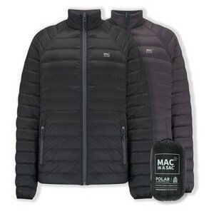 Pánská péřová bunda MAC IN A SAC Reversible Polar Jacket (Sack) Velikost: M / Barva: černá/šedá