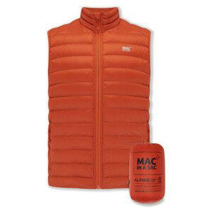 Pánská vesta MAC IN A SAC Alpine Down Gilet (Sack) Velikost: XL / Barva: oranžová