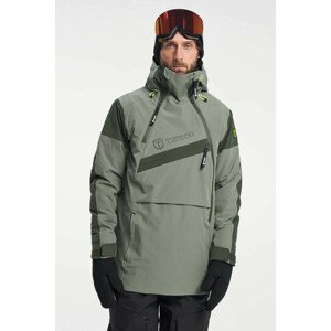Pánská lyžařská bunda Tenson Aerismo Ski JackoRak Velikost: XL / Barva: šedá/zelená