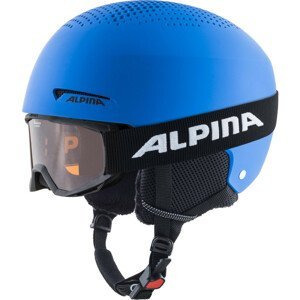 Dětská lyžařská přilba Alpina Zupo Set (+Piney) Velikost helmy: 51-55 cm / Barva: modrá