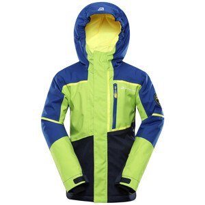 Dětská zimní bunda Alpine Pro Melefo Dětská velikost: 140-146 / Barva: zelená