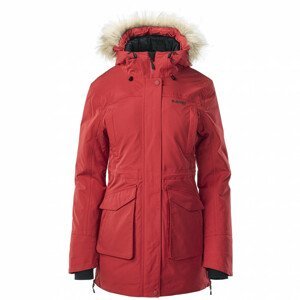 Dámský zimní kabát Hi-Tec Lady Lasse Velikost: S / Barva: červená/černá