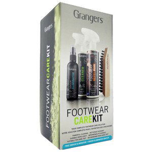 Čistící sada Granger's Footwear Care Kit Barva: černá