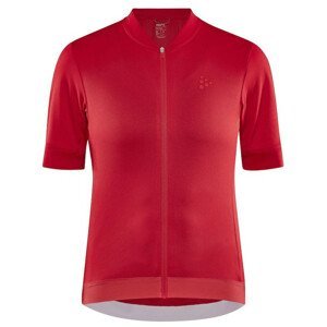 Dámský cyklistický dres Craft W Core Essence Regular Velikost: S / Barva: červená