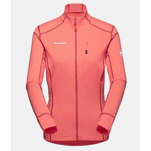 Dámská funkční mikina Mammut Taiss Light ML Jacket Women Velikost: M / Barva: růžová