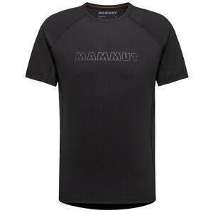 Pánské triko Mammut Selun FL T-Shirt Men Logo Velikost: M / Barva: černá