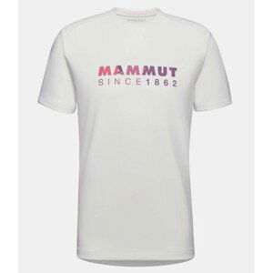 Pánské triko Mammut Trovat T-Shirt Men Logo Velikost: L / Barva: bílá