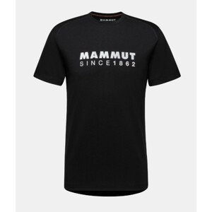 Pánské triko Mammut Trovat T-Shirt Men Logo Velikost: M / Barva: černá