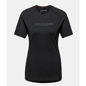 Dámské triko Mammut Selun FL T-Shirt Women Logo Velikost: XS / Barva: černá