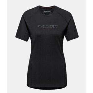 Dámské triko Mammut Selun FL T-Shirt Women Logo Velikost: L / Barva: černá