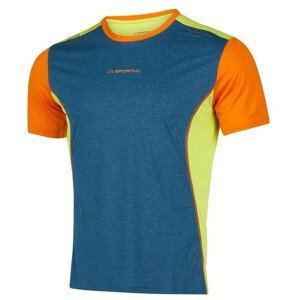 Pánské triko La Sportiva Tracer T-Shirt M Velikost: L / Barva: modrá/oranžová
