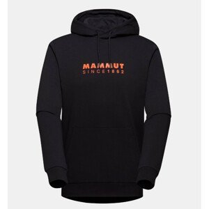 Pánská mikina Mammut Mammut ML Hoody Men Logo Velikost: M / Barva: černá/oranžová