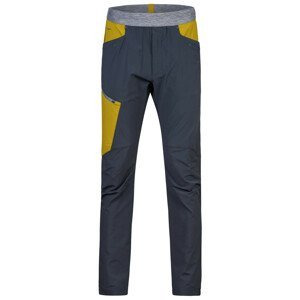 Pánské softshellové kalhoty Hannah Torrent Velikost: XXL / Barva: šedá/žlutá