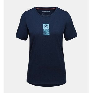 Dámské triko Mammut Mammut Core T-Shirt Women Emblem Velikost: XS / Barva: tmavě modrá