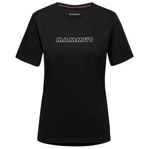 Dámské triko Mammut Mammut Core T-Shirt Women Logo Velikost: XS / Barva: černá