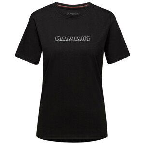 Dámské triko Mammut Mammut Core T-Shirt Women Logo Velikost: S / Barva: černá