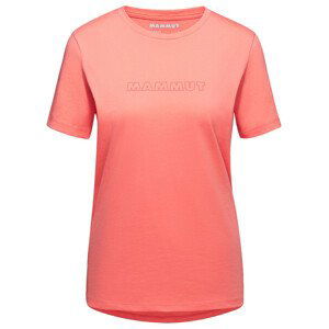 Dámské triko Mammut Mammut Core T-Shirt Women Logo Velikost: S / Barva: lososová