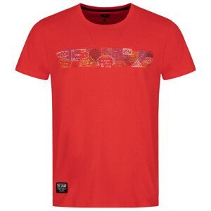 Pánské triko Loap Bolton Velikost: S / Barva: červená