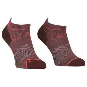 Dámské ponožky Ortovox Alpine Light Low Socks W Velikost ponožek: 39-41 / Barva: růžová/fialová