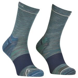 Pánské ponožky Ortovox Alpine Mid Socks M Velikost ponožek: 45-47 / Barva: modrá