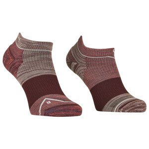 Dámské ponožky Ortovox Alpine Low Socks W Velikost ponožek: 39-41 / Barva: růžová/vínová