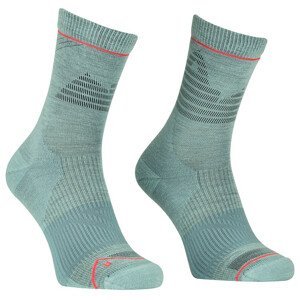 Dámské ponožky Ortovox Alpine Pro Comp Mid Socks W Velikost ponožek: 39-41 / Barva: modrá/šedá
