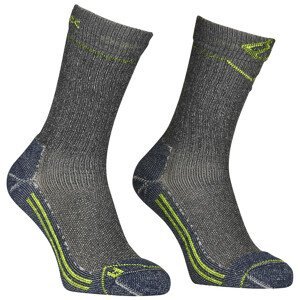 Pánské ponožky Ortovox Hike Classic Mid Socks M Velikost ponožek: 42-44 / Barva: modrá/šedá