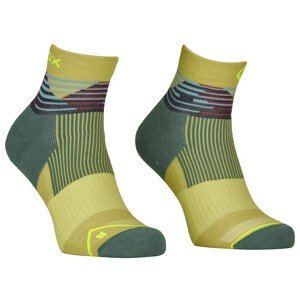 Pánské ponožky Ortovox All Mountain Quarter Socks M Velikost ponožek: 39-41 / Barva: žlutá/zelená