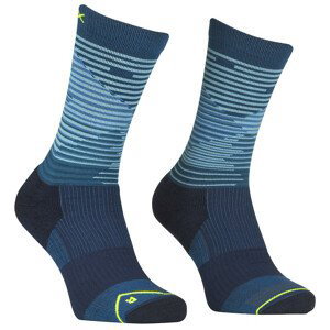 Pánské ponožky Ortovox All Mountain Mid Socks M Velikost ponožek: 39-41 / Barva: modrá
