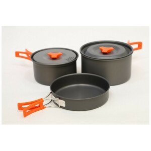 Set nádobí Vango Hard Anodised 4 Person Cook Kit Barva: černá/oranžová