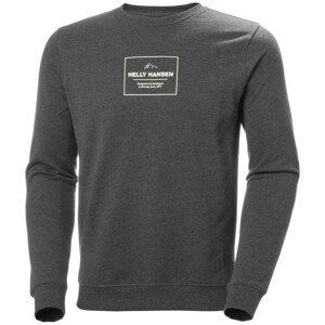 Pánská mikina Helly Hansen F2F Organic Cotton Sweater Velikost: M / Barva: šedá