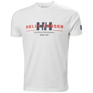 Pánské triko Helly Hansen Rwb Graphic T-Shirt M Velikost: XL / Barva: bílá