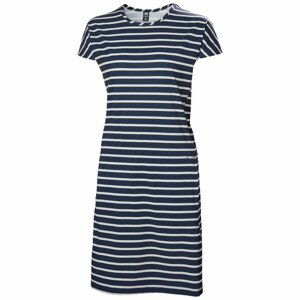 Dámské šaty Helly Hansen W Thalia Summer Dress 2.0 Velikost: S / Barva: bílá/modrá