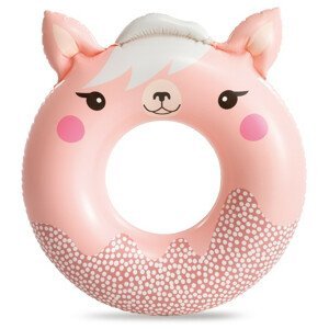 Nafukovací kruh Intex Cute Animal Tubes Barva: růžová