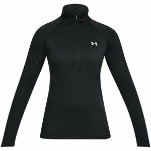 Dámské funkční triko Under Armour Tech 1/2 Zip - Solid Velikost: XL / Barva: černá