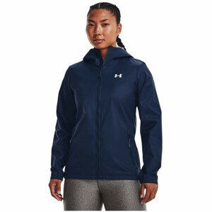 Dámská větrovka Under Armour UA Forefront Rain Jacket Velikost: M / Barva: tmavě modrá