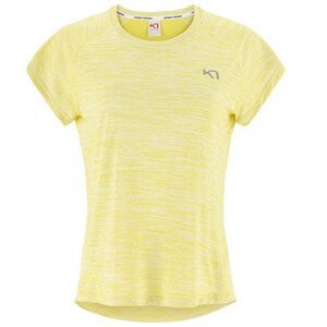 Dámské funkční triko Kari Traa Emily Short Sleeve Velikost: S / Barva: žlutá