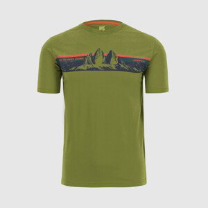 Pánské triko Karpos Giglio T-Shirt Velikost: L / Barva: zelená