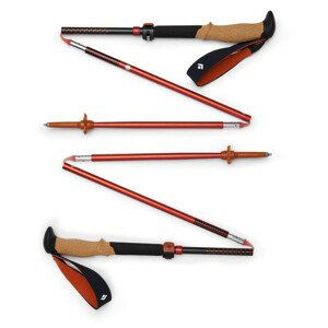 Trekové hole Black Diamond Pursuit FLZ Trekking Poles Délka holí: 140 cm / Barva: černá/červená