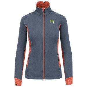 Dámská mikina Karpos Pizzocco Evo W Full-Zip Fleece Velikost: S / Barva: šedá/červená