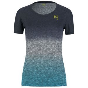 Dámské triko Karpos Prato Piazza W Jersey Velikost: M / Barva: šedá/modrá