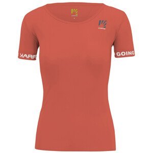 Dámské triko Karpos Easyfrizz W T-Shirt Velikost: M / Barva: červená