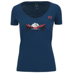 Dámské triko Karpos Ambretta W T-Shirt Velikost: S / Barva: modrá