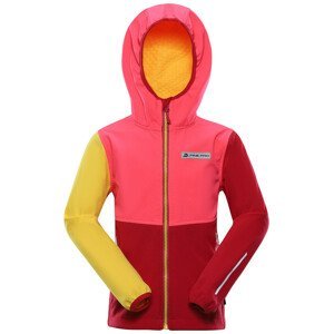 Dětská bunda Alpine Pro Grolo Dětská velikost: 140-146 / Barva: růžová